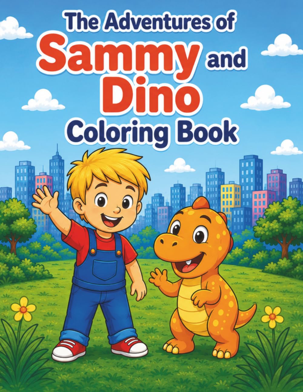 Cover of The Adventures of Sammy and Dino Coloring Book